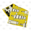 Serviette de gazeL CAT IN NY couleur Y(jaune)