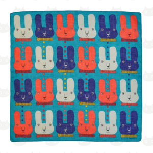 Petit foulard KKMM Bunny couleur B(bleu)