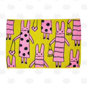 Serviette de gazeR BUNNY IN PARIS couleur Y(jaune)