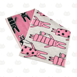 Serviette de gazeL BUNNY IN PARIS couleur IV(ivoire)