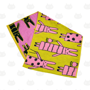 Serviette de gazeL BUNNY IN PARIS couleur Y(jaune)