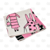Serviette de bain en gaze BUNNY IN PARIS couleur IV(ivoire)