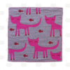 Serviette de gazeC EYELASH CAT couleur GY(gris)