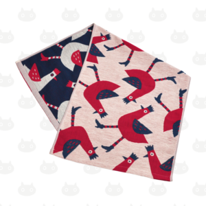 Serviette de gazeL COQ couleur BE(beige)