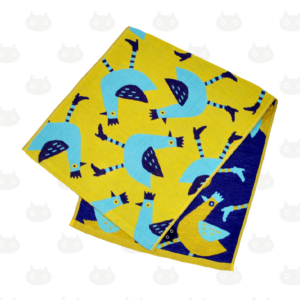 Serviette de gazeL COQ couleur Y(jaune)