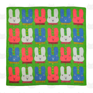 Petit foulard KKMM Bunny couleur G(vert)