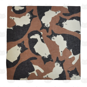 Petit foulard MY CAT couleur BR(marron)