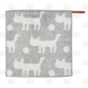 Serviette d'invité SILHOUETTE CAT couleur GY(gris)