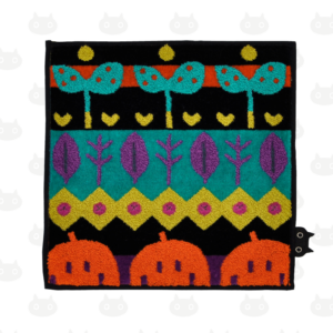 Mini serviette HAPPY MOTIF couleur BK(noir)