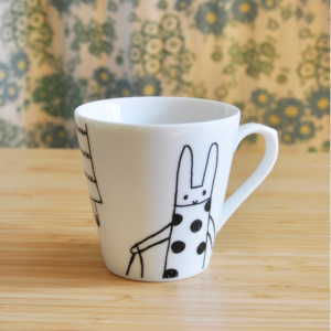 Mug BUNNY IN PARIS couleur W(blanc)