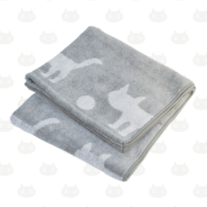 Serviette de bain SILHOUETTE CAT couleur GY(gris)