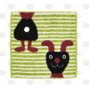 Mini serviette BUNNY ST couleur YG(vert acidulé)