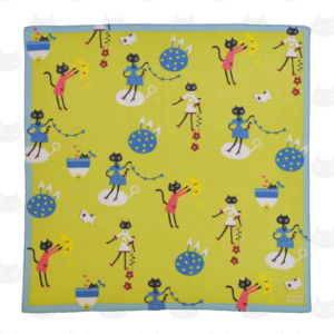 Petit foulard HOLIDAY couleur YG(vert acidulé)