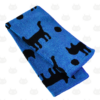 Serviette de toilette SILHOUETTE CAT couleur B(bleu)