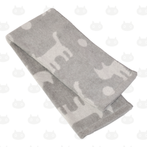 Serviette de toilette SILHOUETTE CAT couleur GY(gris)