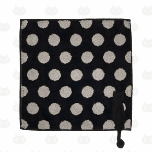 Mini serviette MONOTONE DOTS couleur BK(noir)
